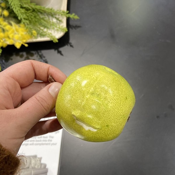 4. «Я увидел фрукты на тарелке в офисе, схватил один и укусил. Это было не настоящее яблоко».