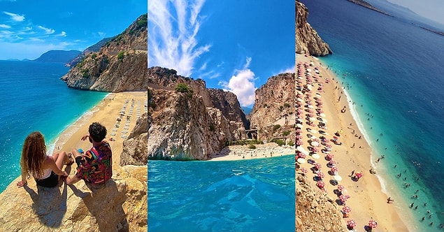 6. Antalya'daki Kaputaş Plajı...