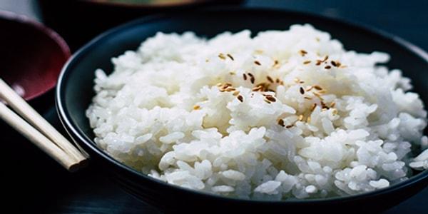 1. Beyaz pirinç