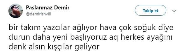 11. E doğal olarak da en sevdikleri mevsim kıştır.