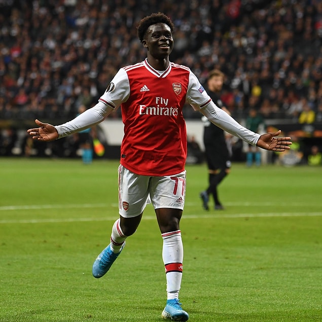 13. Bukayo Saka / Arsenal / 35 milyon €