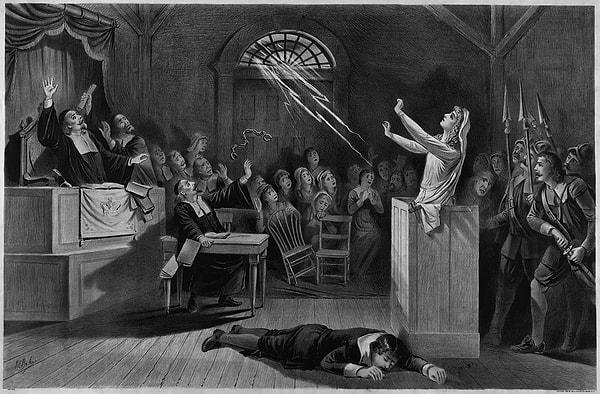 6. Salem cadı mahkemelerinde iddia edilenin aksine kimse yakılmamıştı. Asılanlar ve hapiste ölenler olmuştu.