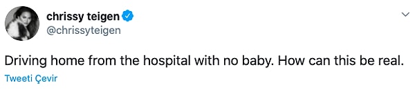 Крисси поделилась своей грустью в своем аккаунте в Твиттере, заставив нас всех плакать.