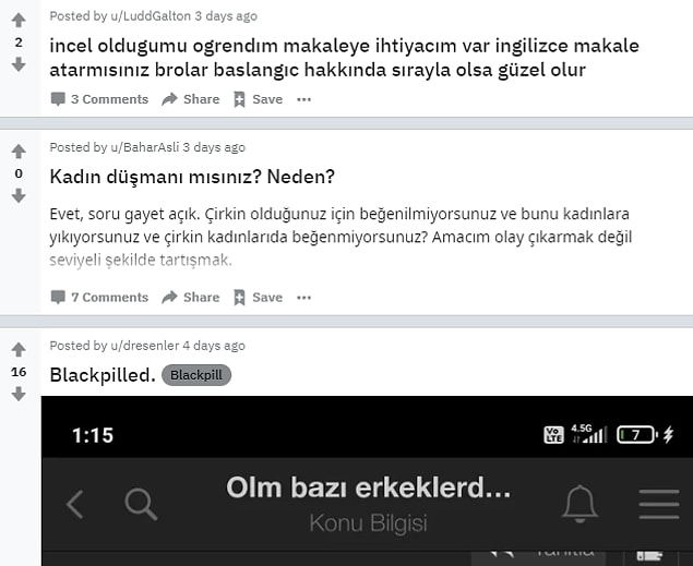 Topluluk genellikle ergenlik çağındaki erkeklerden oluşsa da aralarında belli bir yaşın üstünde erkekler de var.