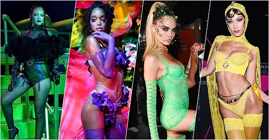 Rihanna’nın Kendi Kadar İddialı İç Çamaşırı Markası ‘Savage X Fenty’nin Defilesine Katılarak ‘Vay Anasını!’ Dedirten Ünlü İsimler