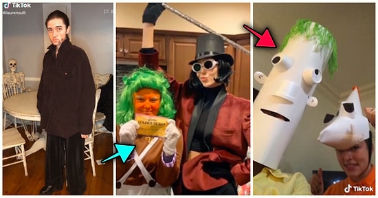 Hazırladıkları Cadılar Bayramı Kostümlerindeki Yaratıcılıklarıyla Herkese İlham Olan 17 TikToker