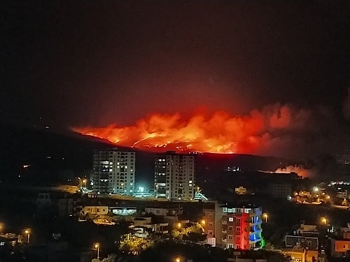 Hatay Kıyameti Yaşıyor: 3 İlçeye Yayılan Orman Yangınıyla Mücadele Sürüyor