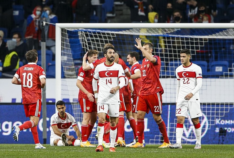 A Milli Takım Deplasmanda Rusya ile 1-1 Berabere Kaldı