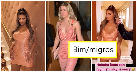 Aleyna Tilki Kendisinin Bir Yıl Önce Giydiği Elbiseyi Giyen Kylie Jenner'a Yorum Yapınca Sosyal Medyanın Diline Düştü