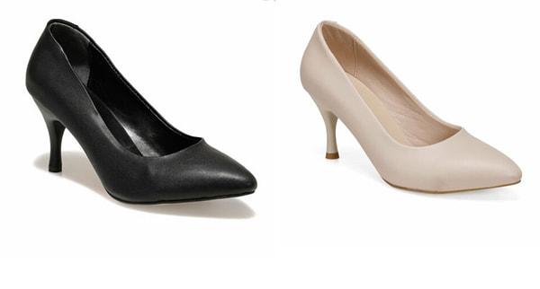 19. İster siyah ister bej rengi, dolabınızda mutlaka bulunsun: Klasik giyindiğinizde sizi en şık gösterecek ayakkabı tabii ki stiletto.
