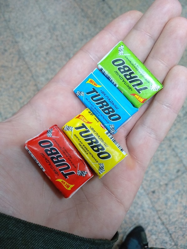 6. Еще одна популярная жвачка того времени