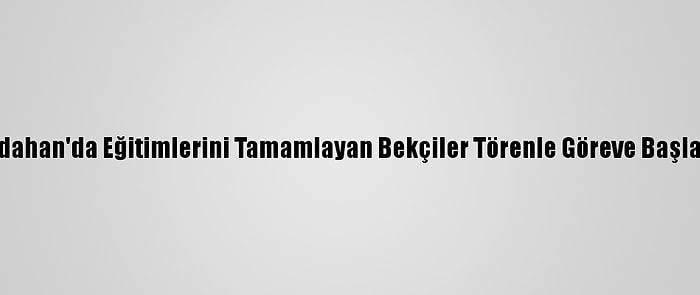 Ardahan'da Eğitimlerini Tamamlayan Bekçiler Törenle Göreve Başladı