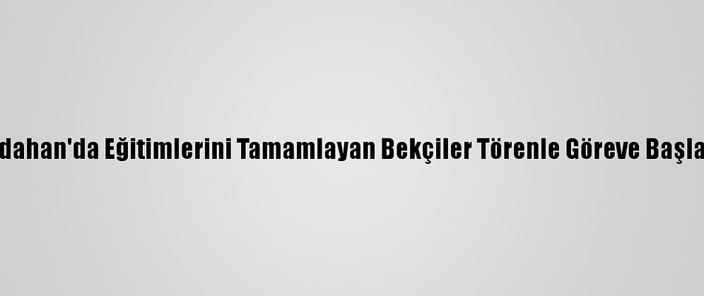 Ardahan'da Eğitimlerini Tamamlayan Bekçiler Törenle Göreve Başladı