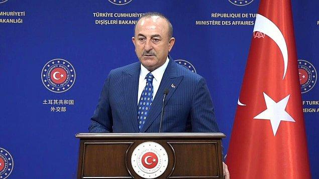 Dışişleri Bakanı Çavuşoğlu, "Ateşkes çağrısına ilaveten Ermenistan'a da 'Azerbaycan topraklarından çekil' diye bir çağrı olursa o zaman uluslararası toplumun gerçekten bu sorunu çözme arzusunu görebiliriz" dedi