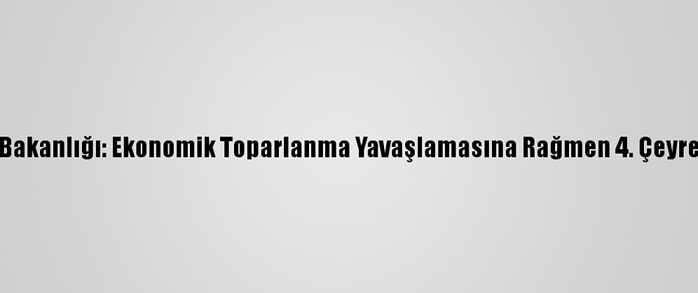 Almanya Ekonomi Bakanlığı: Ekonomik Toparlanma Yavaşlamasına Rağmen 4. Çeyrekte Devam Edecek
