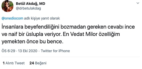 En Vedat Milor Özelliklerini Bir Gurme Titizliğinde Paylaşan Takipçilerimiz