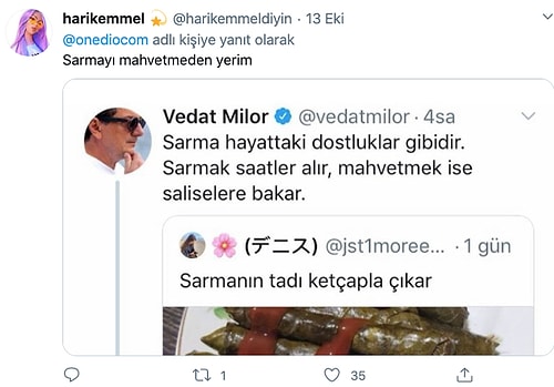 En Vedat Milor Özelliklerini Bir Gurme Titizliğinde Paylaşan Takipçilerimiz