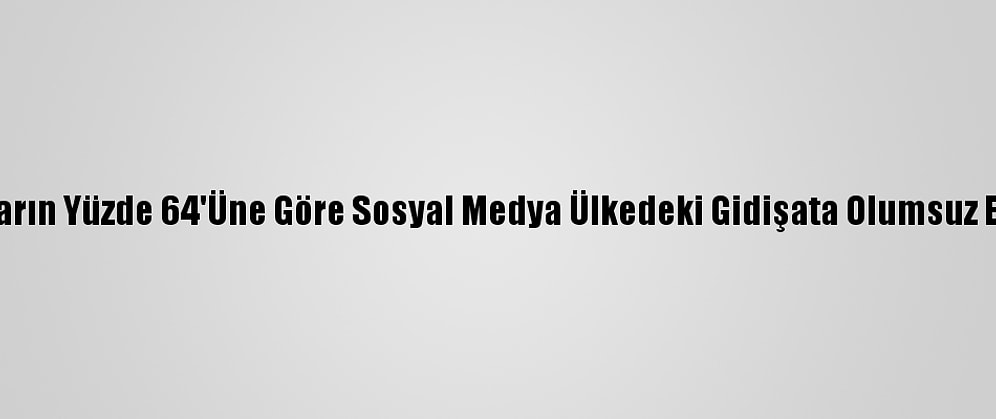 Amerikalıların Yüzde 64'Üne Göre Sosyal Medya Ülkedeki Gidişata Olumsuz Etki Yapıyor