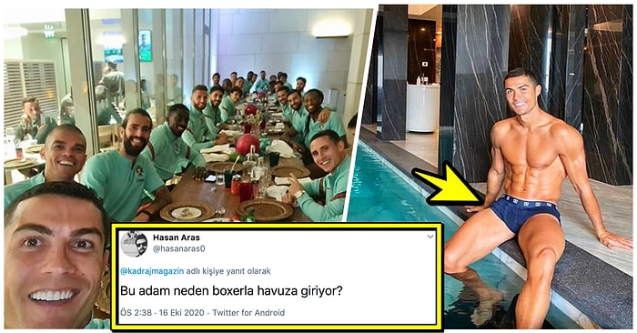 Koronavirüs Testi Pozitif Çıkan Cristiano Ronaldo'nun Karantinada Yaptığı Bi' Acayip Paylaşımı