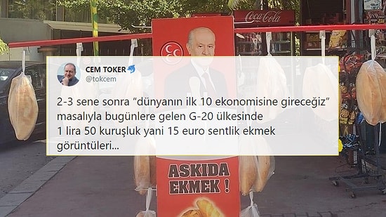 MHP'nin Başlattığı 'Askıda Ekmek' Uygulamasına Sosyal Medyadan Tepkiler