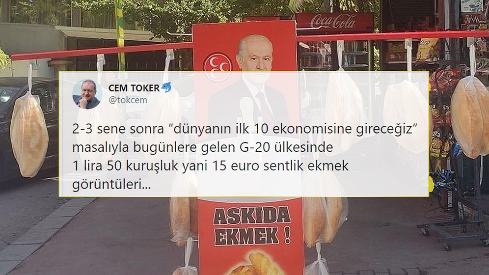 MHP'nin Başlattığı 'Askıda Ekmek' Uygulamasına Sosyal Medyadan Tepkiler
