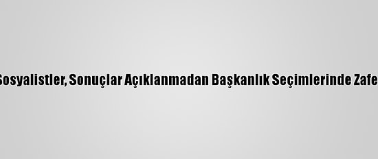 Bolivya'da Sosyalistler, Sonuçlar Açıklanmadan Başkanlık Seçimlerinde Zaferini İlan Etti