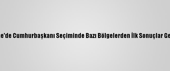 Gine'de Cumhurbaşkanı Seçiminde Bazı Bölgelerden İlk Sonuçlar Geldi