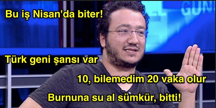 Koronavirüsle İlgili Hiçbir Dediği Çıkmayan Dr. Oytun Erbaş'ın İmkansız Öngörülerini Hatırlayalım