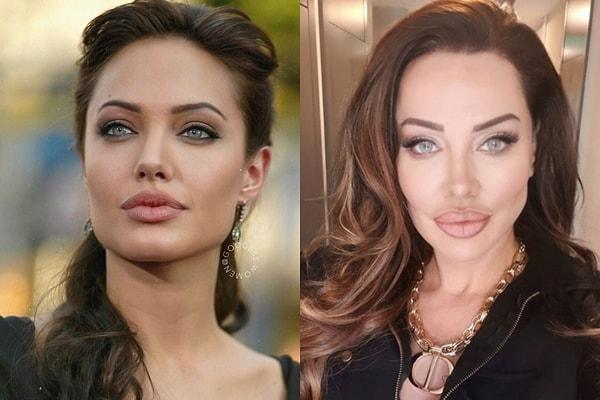 Bu arada gerçekten Angelina ile ciddi bir benzerlik söz konusu.