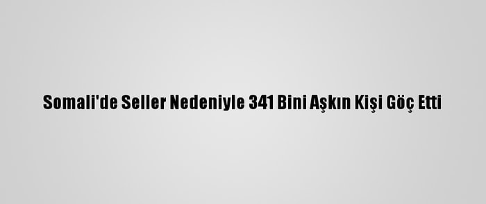 Somali'de Seller Nedeniyle 341 Bini Aşkın Kişi Göç Etti