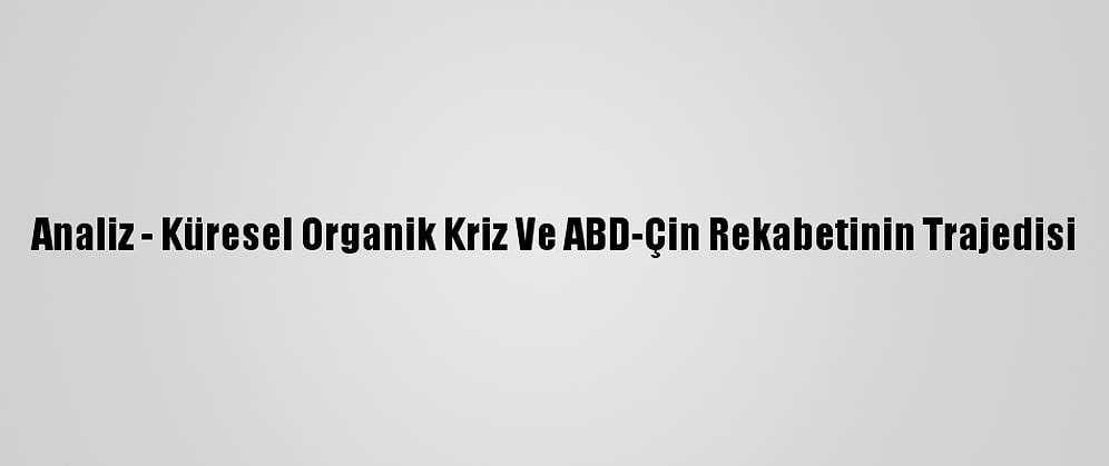 Analiz - Küresel Organik Kriz Ve ABD-Çin Rekabetinin Trajedisi