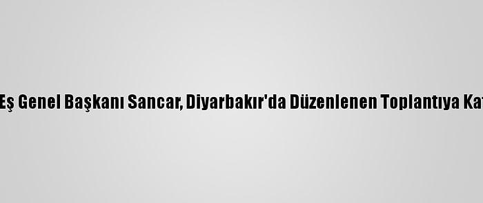 Hdp Eş Genel Başkanı Sancar, Diyarbakır'da Düzenlenen Toplantıya Katıldı: