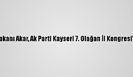 Milli Savunma Bakanı Akar, Ak Parti Kayseri 7. Olağan İl Kongresi'nde Konuştu: (2)