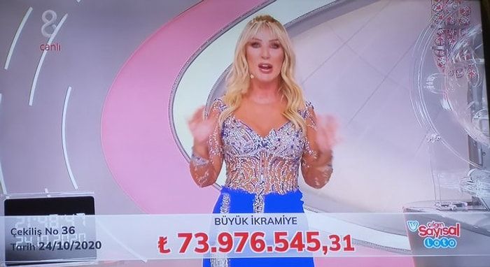 Seda Sayan, Sayısal Loto Çekilişini 'Haydi Bismillah' Diyerek Yapınca Gündem Oldu