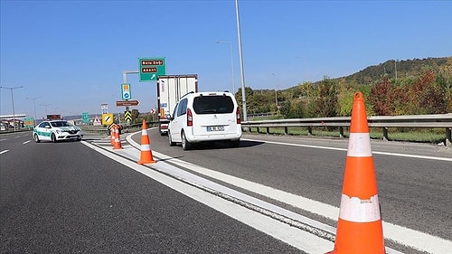 Anadolu Otoyolu Bolu Dağı Tüneli Yol Çalışması Nedeniyle Ulaşıma Kapandı