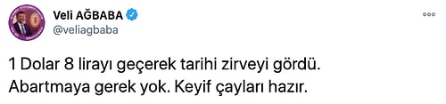 Çaylaaaar! TL'nin Dolar Karşısındaki Rekor Değer Kaybı Sosyal Medya Ahalisinin Gündeminde