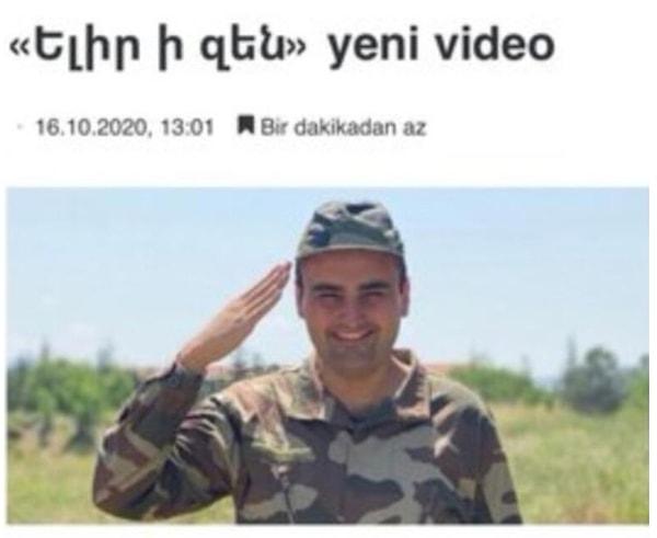 Başka bir haberde ise sosyal medya fenomeni CZN Burak'ın askerlik fotoğrafı kullanıldı.