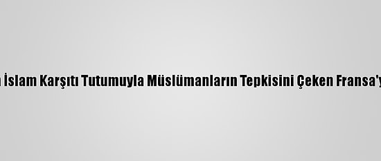 İsrail'den İslam Karşıtı Tutumuyla Müslümanların Tepkisini Çeken Fransa'ya Destek
