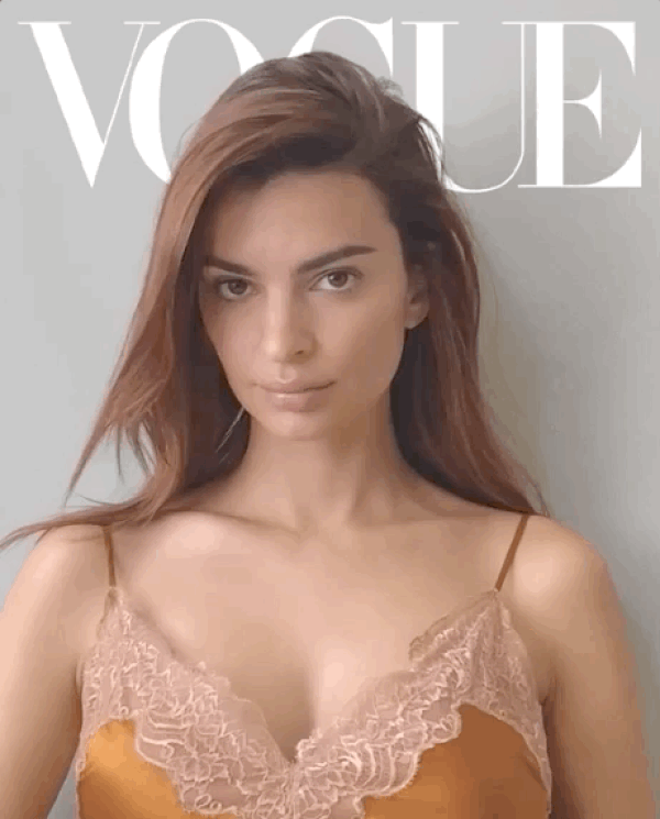 Emrata, Vogue dergisine verdiği pozlarla hamile olduğunu duyurdu...