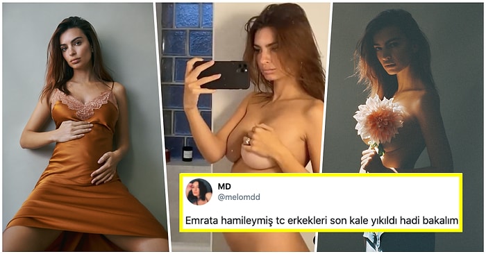 Verdiği Pozlarla Hepimizi Büyüleyen Ünlü Model Emily Ratajkowski, Paylaştığı Video ile Bebek Beklediğini Duyurdu!