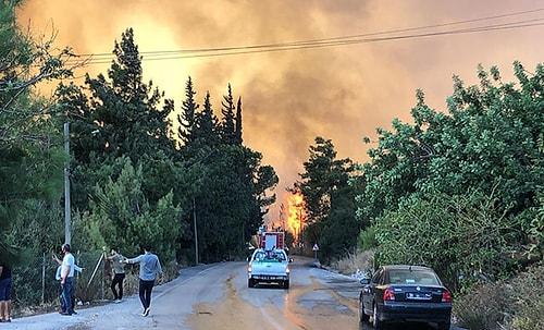 İskenderun'da Orman Yangını: Alevler Yerleşim Yerlerine Yaklaştı