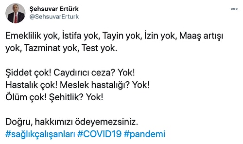 İzinleri İptal Edilip İstifalarına Yasak Getirilen Sağlık Çalışanlarının İsyanı Büyüyor: Sağlıkçının Canı Yok mu?