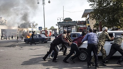 Ermenistan Berde Şehir Merkezinde Sivilleri Vurdu: '14 Ölü, 40'tan Fazla Yaralı'