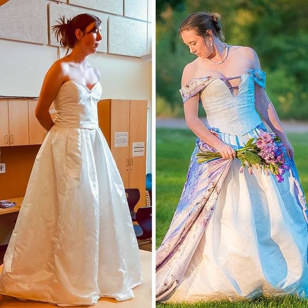 Одно и то же платье: Скучное "До" и яркое и женственное "После"