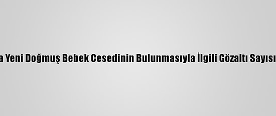 Muğla'da Yeni Doğmuş Bebek Cesedinin Bulunmasıyla İlgili Gözaltı Sayısı 3'E Çıktı