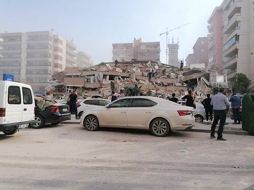 Çok Sayıda Bina Yıkıldı: Ege Açıklarında Meydana Gelen 6.6 Büyüklüğündeki Depremin Ardından İzmir'deki Görüntüler