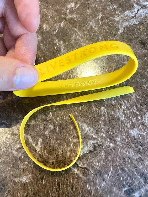 Genuine LIVESTRONG Wristband Yellow Lance Armstrong YOUTH SIZED XS-M 