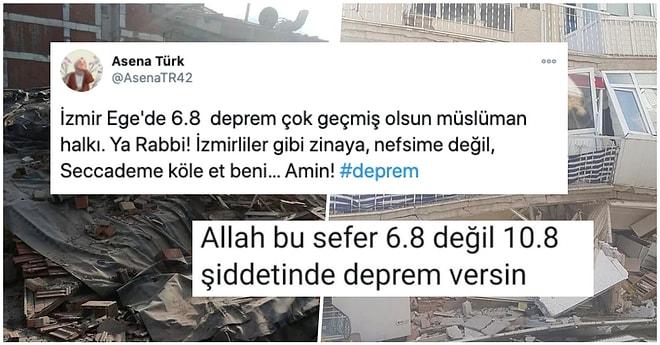 6.6 Büyüklüğündeki İzmir Depremi Sonrası Sosyal Medyada Yapılan Kan Dondurucu Yorumlar ve Paylaşımlar