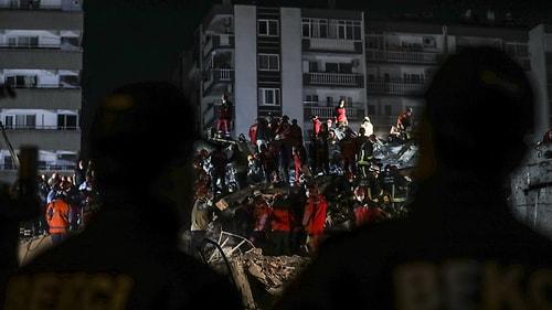 Fotoğraflarla İzmir'de Dünden Bu Yana Süren Kurtarma Çalışmaları