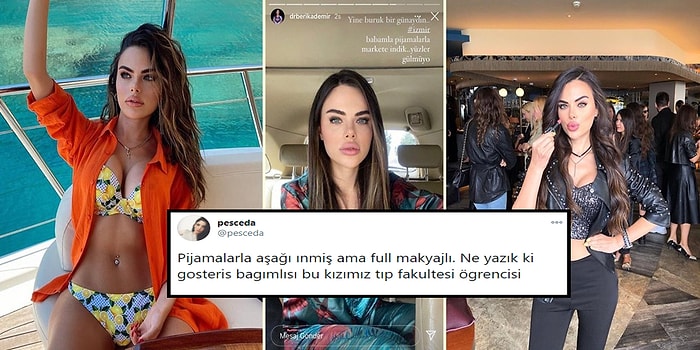 Sosyal Medyanın Fenomen Doktoru Berika Demir, İzmir Paylaşımı ile Tepki Çekti: 'Babamla Pijamalarla Markete İndik, Yüzler Gülmüyor'